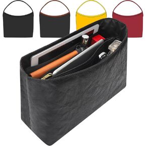 Tote Bag Organizer Insert Compatible with Geya Sain Louis GM Bag, Dupont Paper Purse Inner, Makeup Liner HandBag Shaper (White, GM)