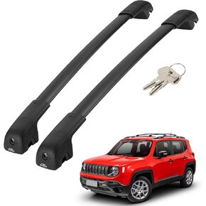 JOYTUTUS Upgraded Roof Rack Cross Bars Compatible with Jeep Grand Cherokee 2011-2021 with Grooved Side Rails, Aluminum Crossbars Replacement for Rooftop Cargo Carrier Kayak Bike Snowboard