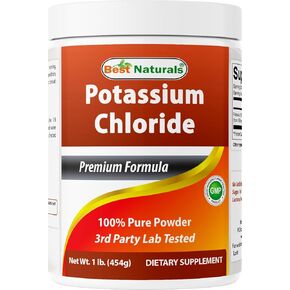 Best Naturals Potassium Chloride Pure Powder 1 Pound