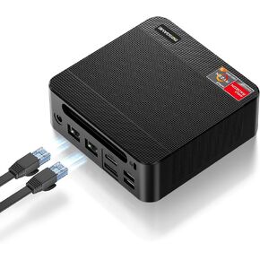 Linux Mini PC, Intel 12th Alder Lake N95 8GB DDR4 RAM 256GB SSD Ubuntu Mini Desktop Computers,Home Server PC Support 4K Dual Display/USB3.2/WiFi5/2.5GbE