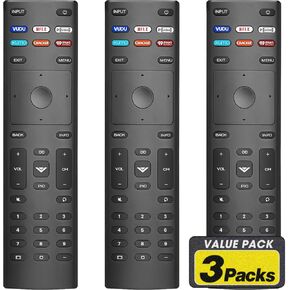 3 Pack Newest Remote Replacement for All VIZIO Smart TV Remote, Compatible for VIZIO Remote Control Replacement, Compatible with VIZIO HD LCD 4K UHD HDR Smart TVs