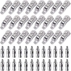 48pcs Engine Rocker Arms and Lifters Set Compatible with 05-14 Expedition Explorer Mustang Lincoln Mercury F-150 4.6L 5.4L, Replace 3L3Z-6564-BA, HT2305