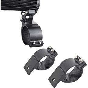 مشبك أنبوب 3 بوصة LED LED شريط تصاعد قوس التثبيت BULL STILLUGE MUTTS CLAMP KIT قابلة للتعديل ل OFF ROAD SUV ATV Truck Potorcycle Boat 2PCs ...