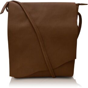 Ili New York Leather Mini Sac Crossbody - حقائب كروس من الجلد الأصلي للنساء مع حظر RFID ، حزام قابل للتعديل