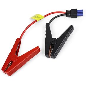 EC5 Jump Starter Cable with Battery Clamps, 12V Replacement Alligator Clips to EC5 Connector Extension Cable, Replacement Battery Jumper Cables for Portable Car Jump Starter