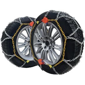 232405 Adjustable Snow Tire Chains for Light Truck, SUV, Cars, Pickups, 2 Pack Anti-slip Snow Chains for Pickup Trucks Winter Tire Chains 235 50r20 235 55r19 235 60r18 235 80r16 snow chains for car