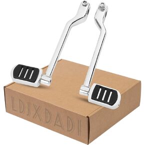 Heel Toe Shifter Lever Pegs,Front Rear Shift Peg Fit for Harley Touring Street Glide Road King Road Glide Electra Glide 1988-2024, FL Softail 1986-2017, Trike 2008-2024 Chrome