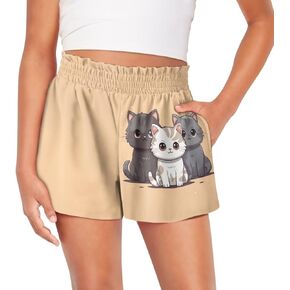 Girls Shorts Size 3-16 Years Old for Kids Active Athletic Dance Skirts