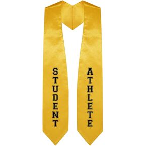 Endea Graduation Student Athlete Stole With Classic Tips - Unisex Adult - 62" Long - Graduation Sash