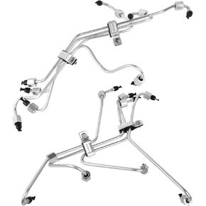 MuHize Fuel Injection Line for Ford - Upgraded 8PCS DE8TZ-9A555A Fuel Line Compatible with 1983-1994 F150/F250/F350 6.9L 7.3L IDI Diesel Engine