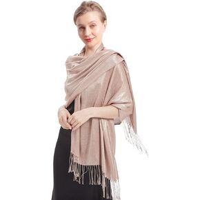 شالات ولفات معدنية سباركلي ، بريق البلاتر البشمينا شال شال in Kuwait