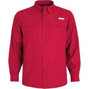 HABIT Men's Trappers Cabin Hybrid Long Sleeve River Shirt
