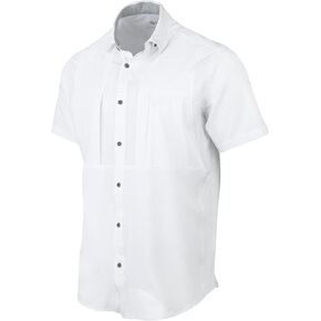 Beretta Men's TKAD Flex Breathable Lightweight Button-Down Outdoor Casual Active Tactical Short Sleeve T-Shirt
