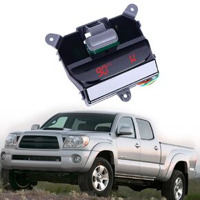 Overhead Temperature & Direction Compass Display Fits for Toyota Tacoma - 2005 2006 2007 2008 Replacement #83290-04030, 83290-AD010, 599-958