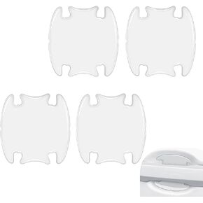 8 PCS Car Door Handle Protector, Anti-Scratch Protection Pad, Universal Transparent Bowl Sticker for Most Cars
