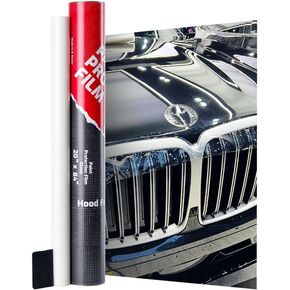 [ARMOR UP] Do-It-Yourself Paint Protection Film 20-by-84-inch Hood Car Clear Bra ppf wrap for Mid Size Pickup Trucks, SUV, Cars. TPU Material, 8-mil Thick, Automotive Protector Wrap