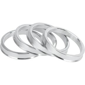 Hub Centric Rings, 58.1mm ID to 67.1mm OD Vehicle Wheel Hubrings Aluminum Alloy, 4 Pcs