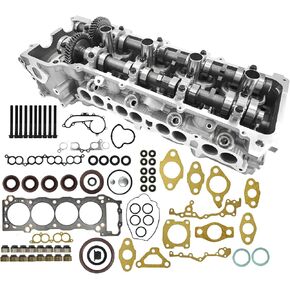 11101-79276 Cylinder Head Assembly w/Bolts Compatible With 1994-1998 Toyota T100 2.7L for 1995-2000 Toyota Tacoma 2.4L/2.7L for 1996-2000 Toyota 4Runner 2.7L 2RZFE 3RZFE L4 8 Ports ES72182