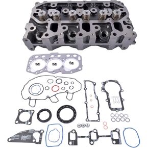 3TNV76 Engine Complete Cylinder Head With Full Gasket Repair Kit Replacement for CEL 40 Gehl 283Z 140 Komatsu PC22MR-3 PC26MR-3 119717-11740 YM119717-11740