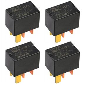 4 Pieces G8HL-H71 AC Starter Relay-39794-SDA-A03,39794-SDA-A05 Compatible for Accord Civic CR-V CR-Z Crosstour Element Insight Odyssey Pilot TL TSX MDX (Black)