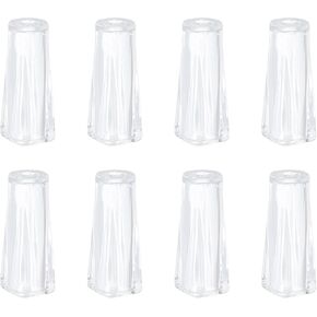 uxcell 8Pcs Cord Knobs, 34mm Window Blind Tassels Plastic Pull Cord Tassel Drops Pull End Pendant for Window Blinds Shade Curtain, Transparent