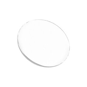 شاهد Crystal Len Glass ، 23.5mm dia. 1 ملم ثقيل ، عدسة الوجه المستدير من الياقوت ، واضحة - (التطبيقات: لإصلاح الساعات الإلكترونية الساعات الميكانيكية)