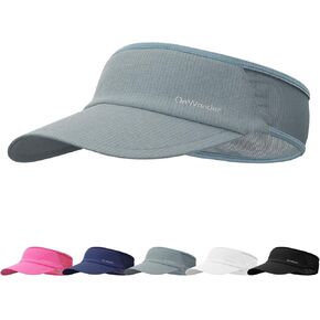 Sport Sun Visor Hat for Women and Men,Lightweight Stretchy Adjustable Hat for Golf,Running,Tennis