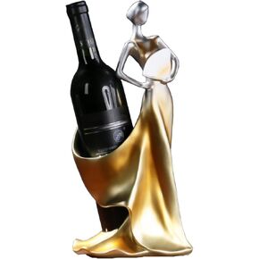 رف النبيذ ، حامل زجاجة النبيذ ديكور ، حامل نبيذ سيدة ، حامل نبيذ واحد ، رفوف نبيذ كونترتوب للمطبخ منزل ديكور الطاولة in Kuwait