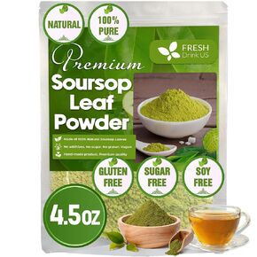 FreshDrinkUS, Premium 20oz Neem Leaf Powder, 100% Natural and Pure from Neem Leaves Dried, for Hair and Skin, No Additives, No Gluten, No Sugar, Vegan