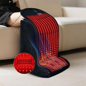 Red-Light-Therapy-for-Feed ، 2025 تم ترقيته 4 أوضاعًا للأرجل في الكاحل ، والعلاج بالأشعة تحت الحمراء التي تتكون من 420 LED بطول الموجة المزدوج ، والطاقة القابلة للتعديل ووحدة التحكم في الوقت (13.8 * 11 * 18.1in)