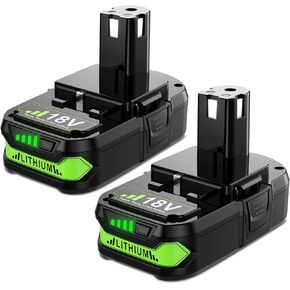 Bonacell 3800mAh 18V Replacement for Ryobi 18V Battery Lithium Compatible with Ryobi ONE+ 18V Battery P102 P103 P104 P105 P106 P108 P107 P109 for Cordless Power Tools
