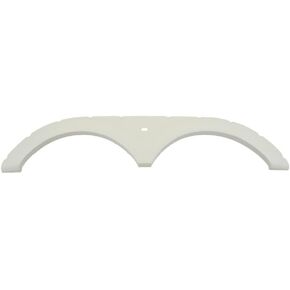 ICON 01705 Tandem Axle Fender Skirt FS1705 for Keystone - Polar White