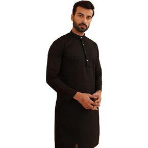 Sojanya (Since 1958 Motifs Embroidered Thread Work Pure Cotton Straight Only Kurta