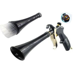 bemeisAir Blow Gun with Brass Adjustable Air Flow Nozzle,Cleaning Gun Quickly Blasts Dirt and Dust from Surface Works with Air Compressor(Cleaning Gun)