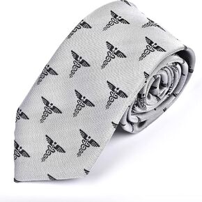 هدايا الطب والطبيب - Caduceus & Pharmacy Necktie