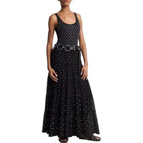 Michael Kors Women's Studded Tier Maxi Skirt