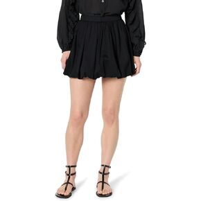 The Drop Women's Lillie Bubble Hem Cotton Mini Skirt