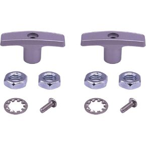 2 Set of RV Drain Valve Handle Aluminium Alloy RV Sewer Valve Handle RV Waste Valve Handle Replacement Kit