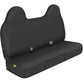 غطاء مقعد مقعد الأمامي المخصص Cat® Ford Ford F250 / F350 / F450 / F550 (1999-2007) - غطاء مقعد شاحنة متين أوكسفورد الرمادي مع جيوب فورد F250 Super Duty Cover