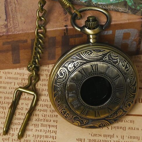 Obsidian Scrying Mirror, Natural Healing Crystal Obsidian Mirror with Bag, for Divination, Meditation, Healing, Feng Shui (Pocket Watch-6) in Saudi Arabia