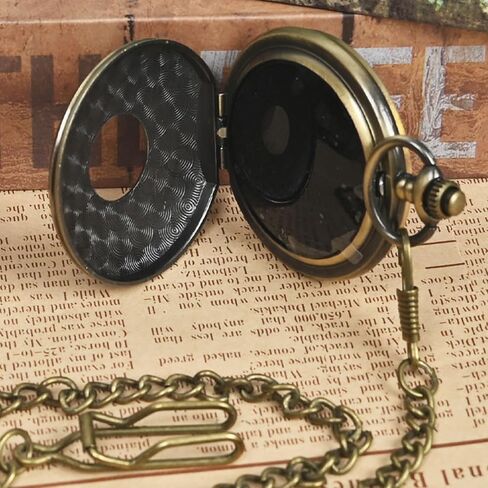 Obsidian Scrying Mirror, Natural Healing Crystal Obsidian Mirror with Bag, for Divination, Meditation, Healing, Feng Shui (Pocket Watch-6) in Saudi Arabia