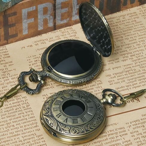 Obsidian Scrying Mirror, Natural Healing Crystal Obsidian Mirror with Bag, for Divination, Meditation, Healing, Feng Shui (Pocket Watch-6) in Saudi Arabia