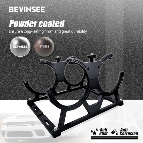 Bevinsee 7 "أكسيد النيتروز NOS حامل الزجاجة المزدوج قوس البليون من 10-15 جنيه زجاجات النيتروز الفضة in Saudi Arabia