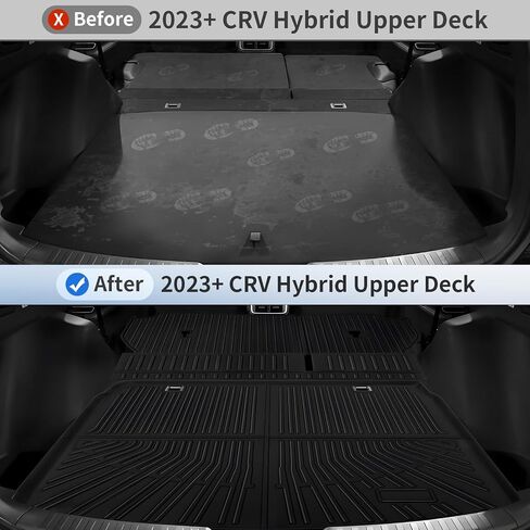 Floor Mats for Honda CR-V 2025 2024 2023 (Not Hybrid) Full Sets CRV All Weather Floor Mats for Honda CR-V Accessories 2025-2023 TPE Back Seat Cover Protector Trunk Frunk Mat in Saudi Arabia