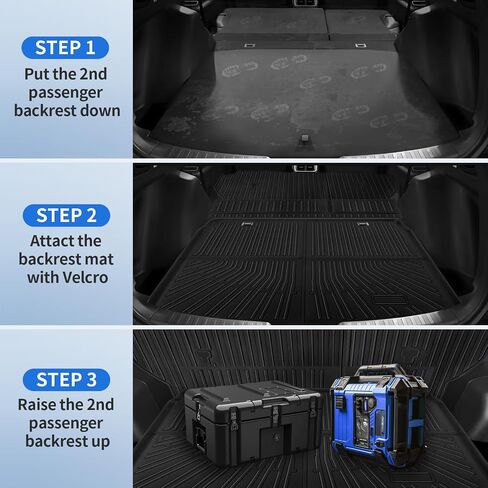 Floor Mats for Honda CR-V 2025 2024 2023 (Not Hybrid) Full Sets CRV All Weather Floor Mats for Honda CR-V Accessories 2025-2023 TPE Back Seat Cover Protector Trunk Frunk Mat in Saudi Arabia