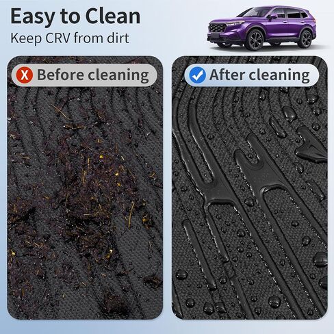 Floor Mats for Honda CR-V 2025 2024 2023 (Not Hybrid) Full Sets CRV All Weather Floor Mats for Honda CR-V Accessories 2025-2023 TPE Back Seat Cover Protector Trunk Frunk Mat in Saudi Arabia