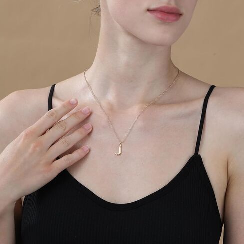 قلادة أولية للكرة اللينة للنساء الفتيات ، الذهب A-Z Lettern Netlace Softball Baseball Mom Homeed Jewelry Gifts in Kuwait