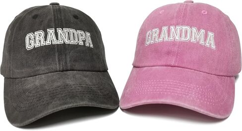 Embroidered Hats for Uncle Auntie Grandpa Grandma Mama Mini in Saudi Arabia