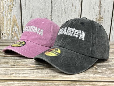Embroidered Hats for Uncle Auntie Grandpa Grandma Mama Mini in Saudi Arabia