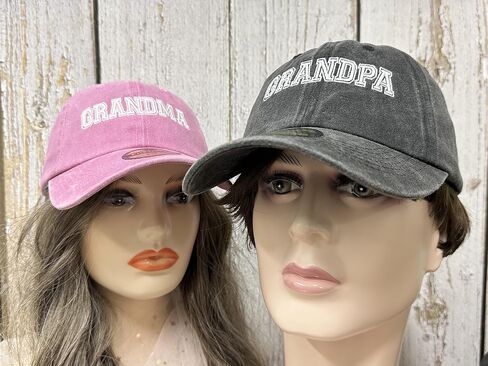 Embroidered Hats for Uncle Auntie Grandpa Grandma Mama Mini in Saudi Arabia